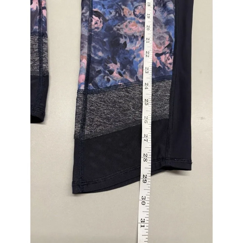 Lululemon If You're Lucky Crop *Full-On Luxtreme. Active Wear. Sz 12